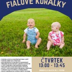 Fialové korálky