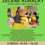 Zelené korálky st 10