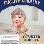fialové korálky čtvrtek